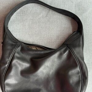 Michael Kors Black Leather Hobo Bag